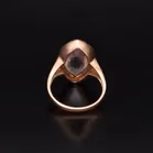 Vintage 9ct Gold Amethyst and Diamond Ring