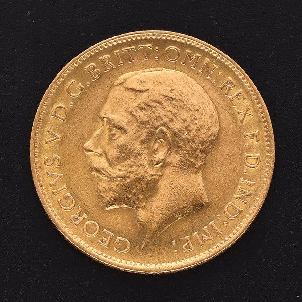 1912 Half Sovereign Coin With Horse Reverse