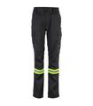 1062108 Pantalón Gabardina Dual Hi Vis con Cinta Dia y Noche Hombre Negro - 360° presentation