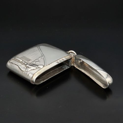 Edwardian Silver Embossed Vesta Case image-6
