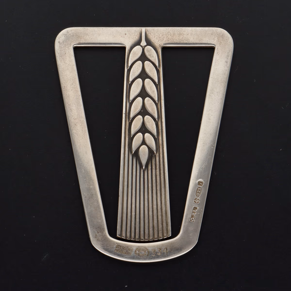 Rare Georg Jensen Silver Bookmark Money Clip