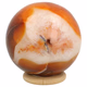 Carneool bol 58 mm - 360° presentation