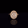 360° view of The Antique Georgian 1777 Pearl and Hairwork Mourning Ring