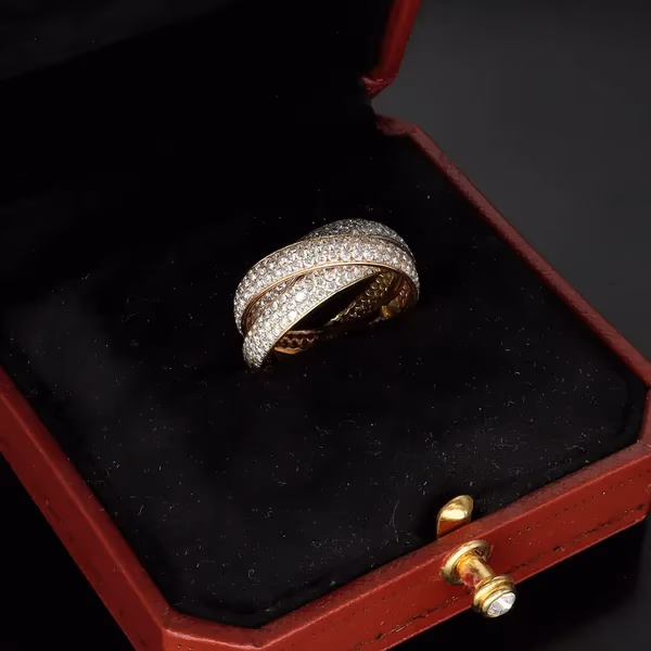 Trilogy Gold and Diamond Ring