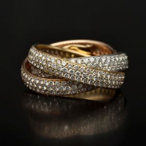 Trilogy Gold and Diamond Ring