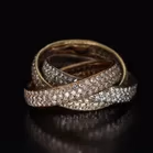 Trilogy Gold and Diamond Ring