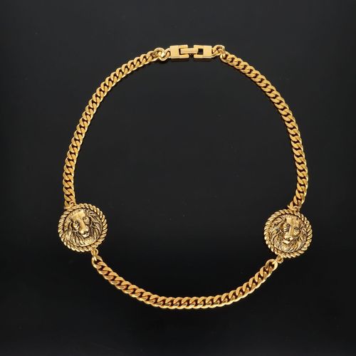 Rare Vintage Lion Necklace and Bangle Set image-3