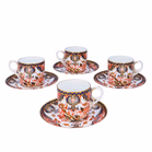 Royal Crown Derby 'King's Pattern' Coffee Cans & Saucers