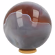 Botswana agaat bol 87mm - 360° presentation