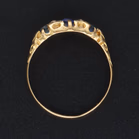 Edwardian 18ct Gold Sapphire Ring,Size P