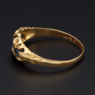 Edwardian 18ct Gold Sapphire Ring,Size P