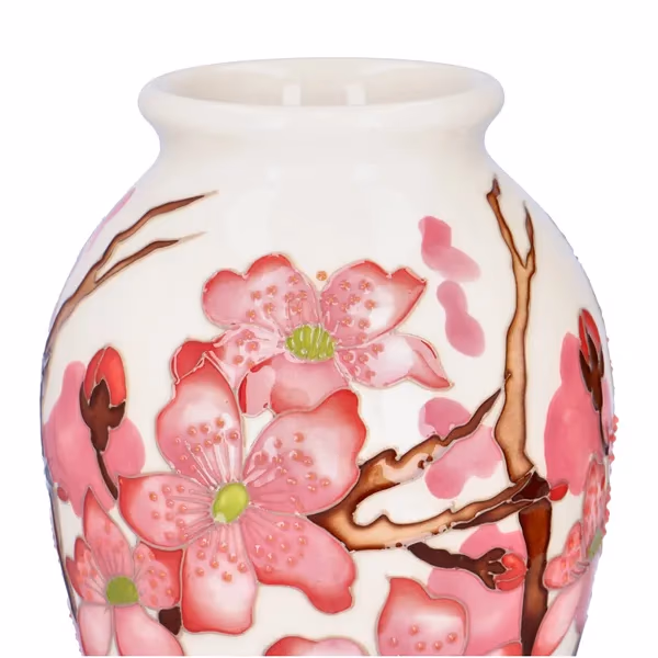 Boxed Moorcroft Confetti Vase by Emma Bossons