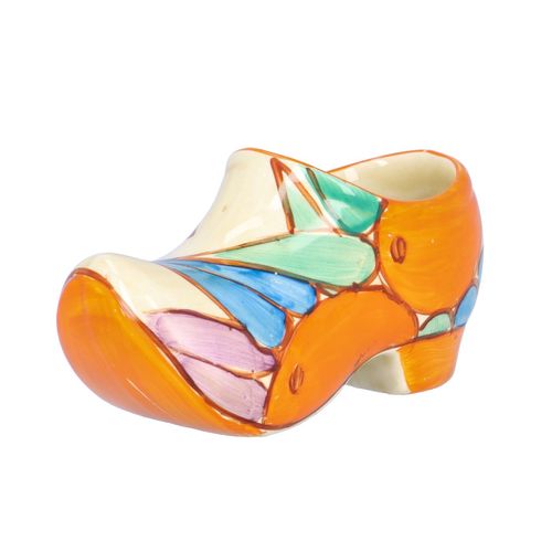 Clarice Cliff Oranges Small Sabot or Clog image-1