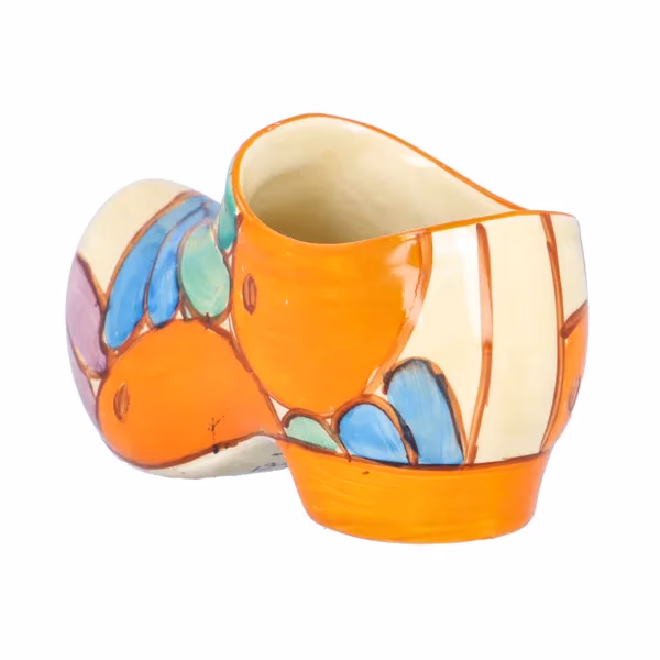Clarice Cliff Oranges Small Sabot or Clog