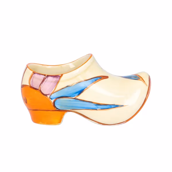 Clarice Cliff Oranges Small Sabot or Clog