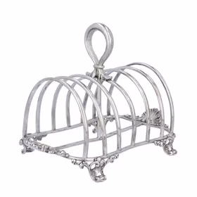 Victorian Silver Toast Rack