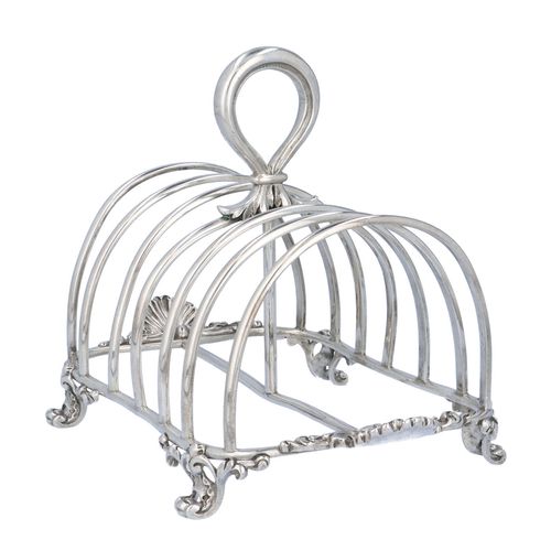 Victorian Silver Toast Rack image-4