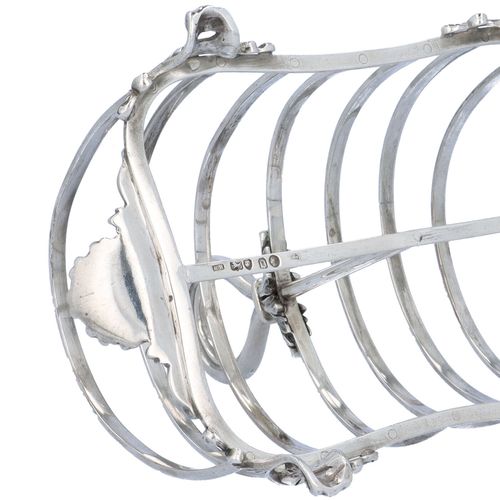 Victorian Silver Toast Rack image-6