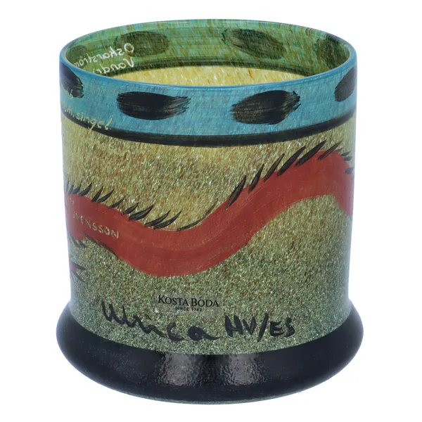 Rare Kosta Boda Art Glass Vase Part of the Nevada Collection
