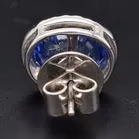 Sapphire and Diamond Earrings