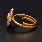 22ct Gold Ruby and Diamond Ring