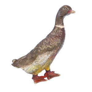 Antique Bronze Duck
