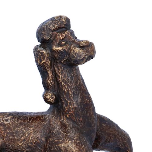 20th Century Stylised Bronze Poodle image-3