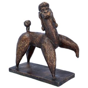 20th Century Stylised Bronze Poodle