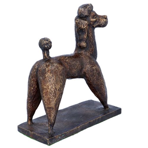 20th Century Stylised Bronze Poodle image-4
