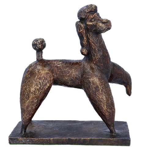 20th Century Stylised Bronze Poodle image-2