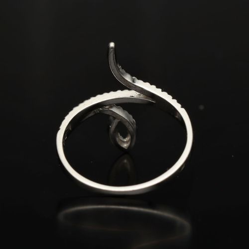 Gold Diamond Snake Ring image-5