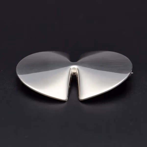 Modernist Danish Sterling Silver Brooch