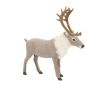 740011 Grey reindeer 25 cm faux fur 360º - 360° presentation