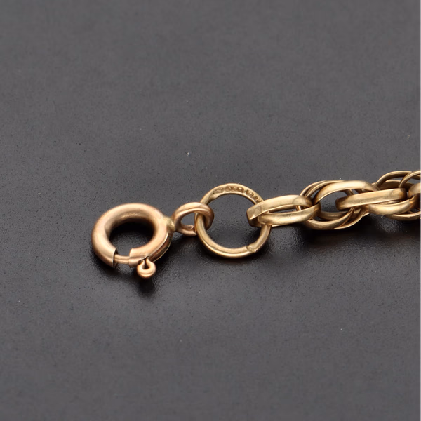 Vintage 9ct Yellow Gold Bracelet