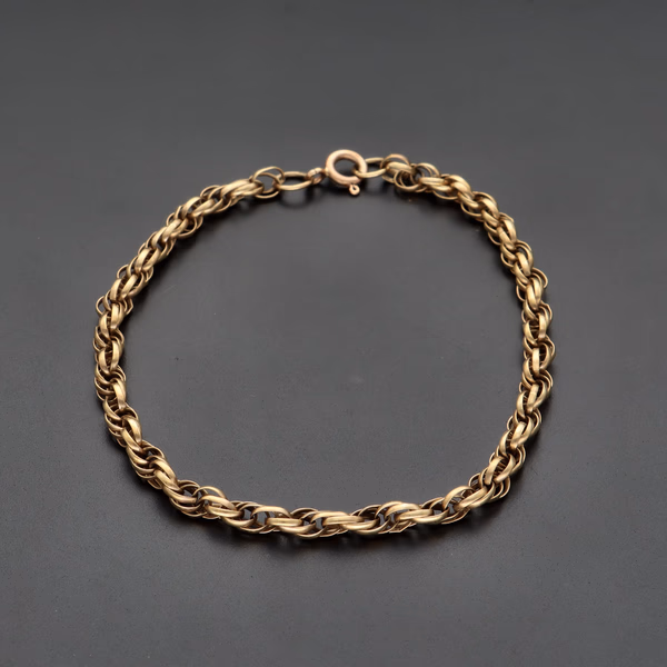 Vintage 9ct Yellow Gold Bracelet