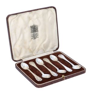 Boxed Georg Jensen Solid Silver Spoons