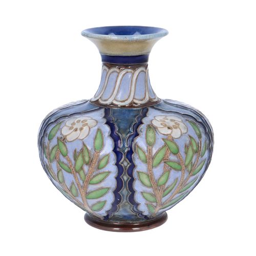 Royal Doulton Lambeth Vase by Harry Simeon image-3
