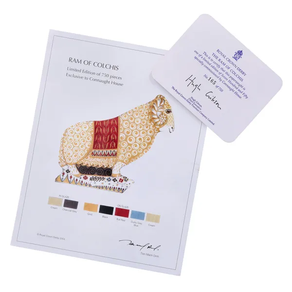 Limited Edition Royal Crown Derby The Ram of Colchis