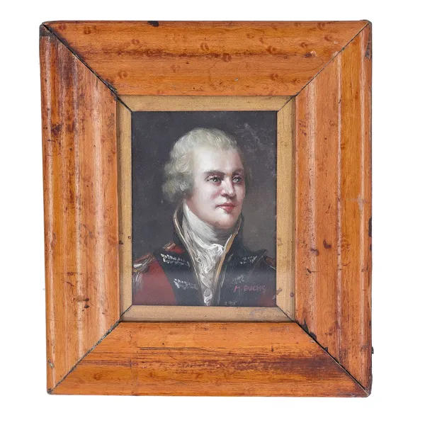18th Century Portrait of a Georgian Officer