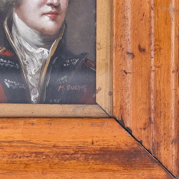 18th Century Portrait of a Georgian Officer