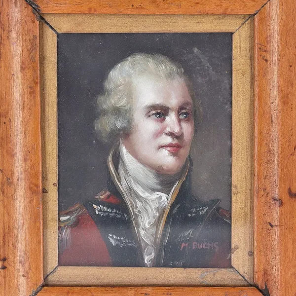 18th Century Portrait of a Georgian Officer