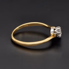 Rare 18ct Yellow Gold 0.25ct Diamond & Tanzanite Ring
