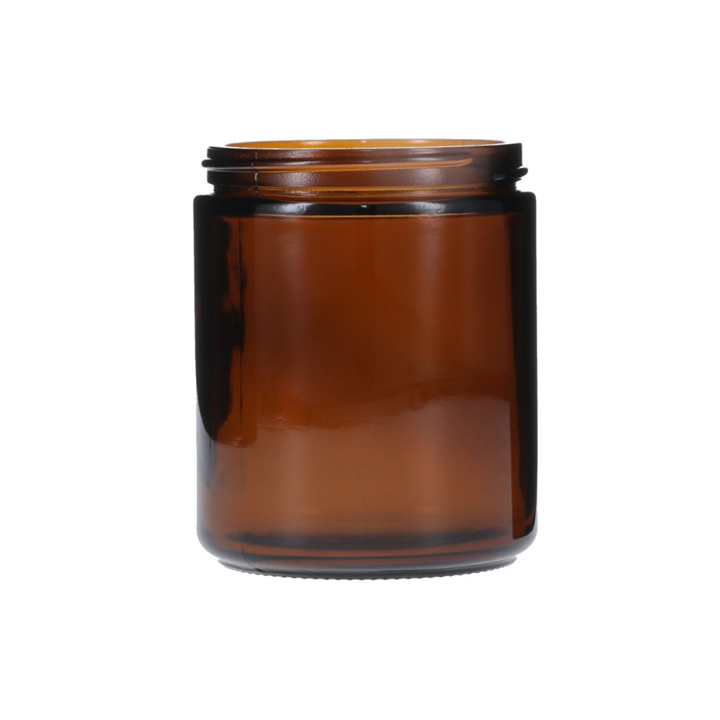 8oz 240ml Amber Glass Straight Sided Jar 70 405 Neck Finish 24 Pack In Stock And Ready