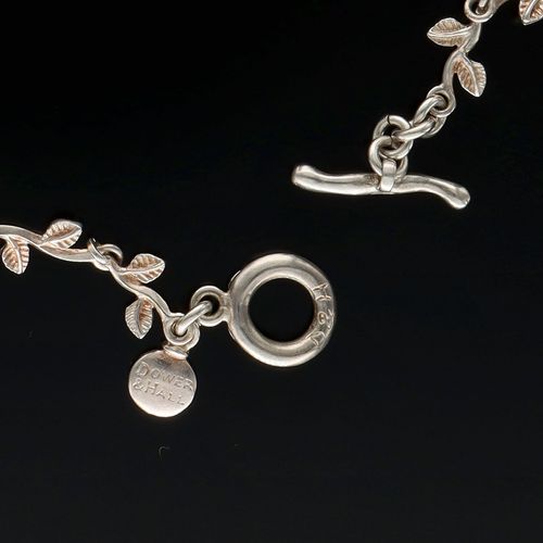 Dower and Hall Silver Gem Set Necklace image-5