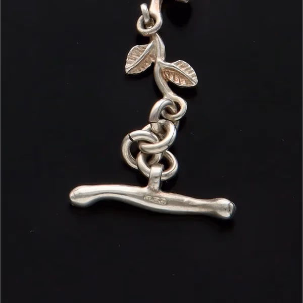 Dower and Hall Silver Gem Set Necklace
