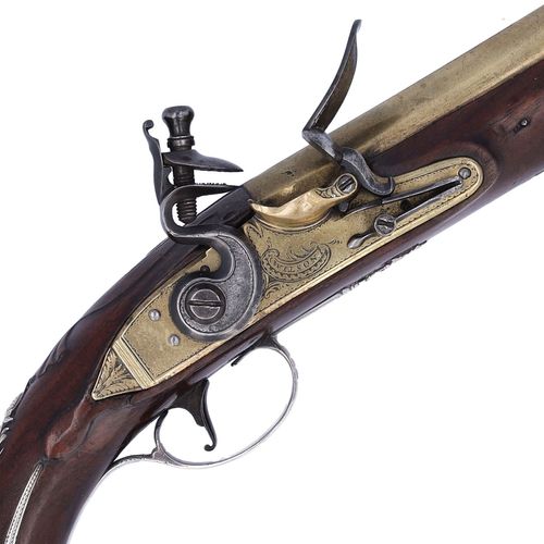 Late 18th Century Pair of Flintlock Holster Pistols by Wilson image-2