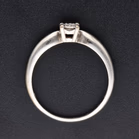 18ct White Gold Solitaire Diamond Ring
