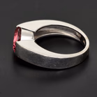 Mappin & Webb 18ct White Gold Pink Tourmaline Ring