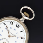 Antique Swiss Silver Keyless Chronometer