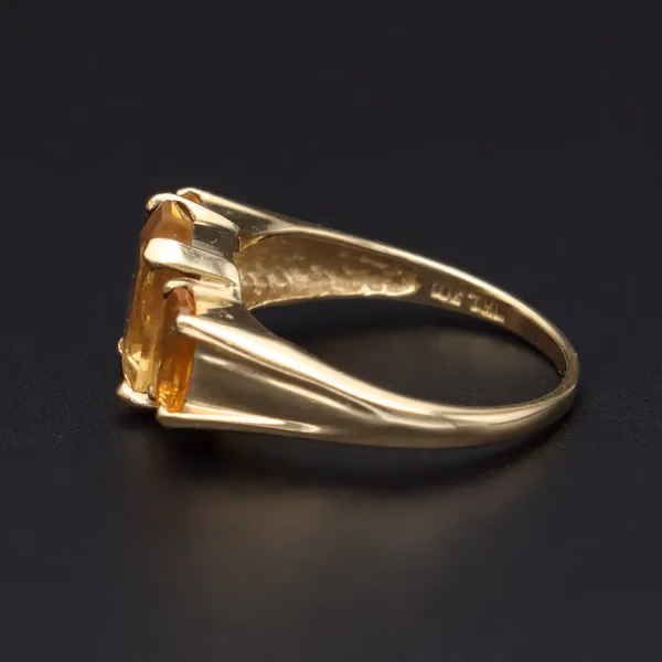 9ct Gold Citrine Ring